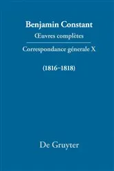 Book cover of Correspondance générale 1816–1818 by Cecil P. Courtney