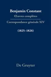 Book cover of Correspondance générale 1825–1826 by Cecil P. Courtney