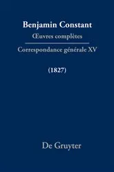 Book cover of Correspondance générale 1827 by Cecil P. Courtney