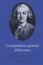 Book cover of Correspondance générale d'Helvétius, Volume I by Unknown