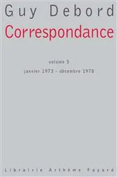 Book cover of Correspondance, volume 5 by Guy Debord