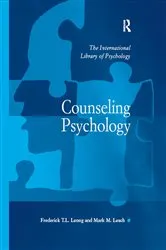 Book cover of Counseling Psychology by Mark M. Leach