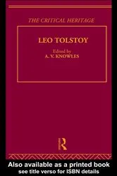 Book cover of Count Leo Nikolaevich Tolstoy: The Critical Heritage by A V Knowles