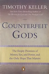 Book cover of Counterfeit Gods by Timothy Keller