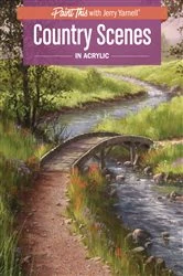 Book cover of Country Scenes in Acrylic by Jerry Yarnell