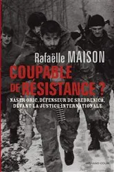 Book cover of Coupable de résistance ? by Rafaëlle Maison