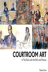 Book cover of Courtroom Art by Daniel Scott