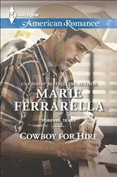 Book cover of Cowboy for Hire by Victoria James