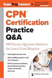 Book cover of CPN® Certification Practice Q&A by Springer Publishing Company