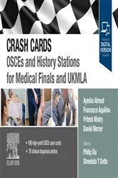Book cover of Crash Cards: OSCEs and History Stations for Medical Finals and UKMLA - E-Book by Ayesha Ahmad