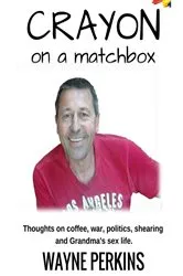 Book cover of Crayon on a matchbox by Wayne Perkins