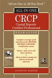 Book cover of CRCP Crystal Reports Certified Professional All-in-One by Annette Harper