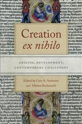Book cover of Creation ex nihilo by Gary A. Anderson