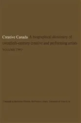 Book cover of Creative Canada by McPherson Library, University of Victoria, Reference Division,