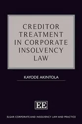 Book cover of Creditor Treatment in Corporate Insolvency Law by Unknown