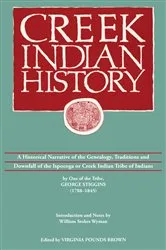 Book cover of Creek Indian History by George Stiggins