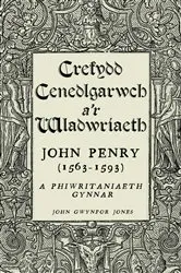Book cover of Crefydd, Cenedlgarwch a’r Wladwriaeth by John Gwynfor Jones