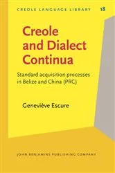 Book cover of Creole and Dialect Continua by Geneviève Escure