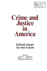 Book cover of Crime and Justice in America by Unknown