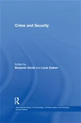Book cover of Crime and Security by Lucia Zedner