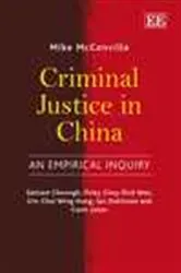 Book cover of Criminal Justice in China by Mike McConville