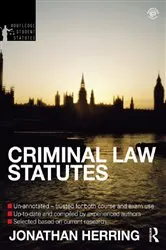 Book cover of Criminal Law Statutes 2012-2013 (4th ed.) by Unknown