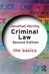 Book cover of Criminal Law: The Basics (2nd ed.) by Jonathan Herring