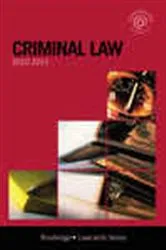 Book cover of Criminal Lawcards 2010-2011 (7th ed.) by Routledge