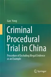 Book cover of Criminal Procedural Trial in China by Gao Yong