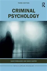 Book cover of Criminal Psychology (3rd ed.) by David Rowlands