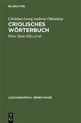 Book cover of Criolisches Wörterbuch by Christian Georg Andreas Oldendorp