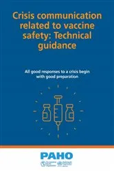 Book cover of Crisis communication related to vaccine safety by WHO Regional Office for Europe