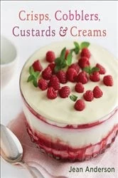 Book cover of Crisps, Cobblers, Custards & Creams by Jean Anderson