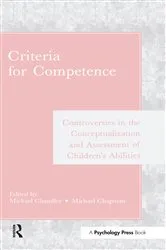 Book cover of Criteria for Competence by Michael Chandler