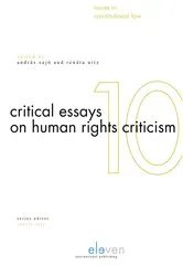 Book cover of Critical Essays on Human Rights Criticism by András Sajó