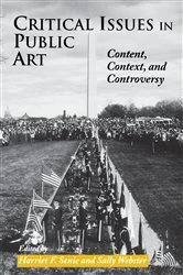 Book cover of Critical Issues in Public Art by Harriet Senie