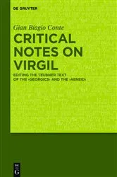 Book cover of Critical Notes on Virgil by Gian Biagio Conte
