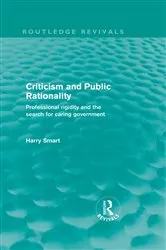 Book cover of Criticism and Public Rationality by Harry W. Smart