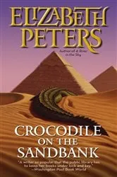 Book cover of Crocodile on the Sandbank by Elizabeth Peters