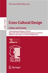 Book cover of Cross-Cultural Design. Culture and Society by Pei-Luen Patrick Rau