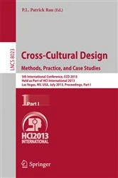 Book cover of Cross-Cultural Design. Methods, Practice, and Case Studies by P.L.Patrick Rau