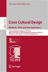 Book cover of Cross-Cultural Design. Methods, Tools and User Experience by Pei-Luen Patrick Rau
