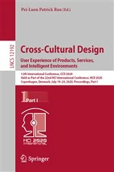 Book cover of Cross-Cultural Design. User Experience of Products, Services, and Intelligent Environments by Pei-Luen Patrick Rau
