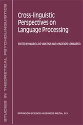 Book cover of Cross-Linguistic Perspectives on Language Processing by M. de Vincenzi