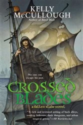 Book cover of Crossed Blades by Kelly McCullough