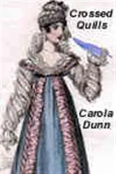 Book cover of Crossed Quills by Carola Dunn
