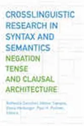 Book cover of Crosslinguistic Research in Syntax and Semantics by Unknown