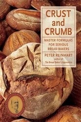 Book cover of Crust and Crumb by Peter Reinhart