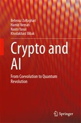 Book cover of Crypto and AI by Behrouz Zolfaghari