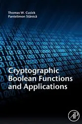 Book cover of Cryptographic Boolean Functions and Applications by Thomas W. Cusick